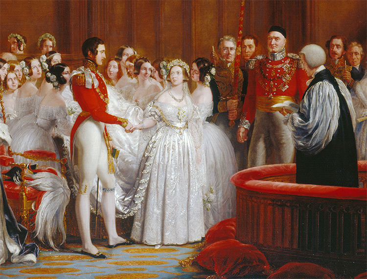свадебное платье королева Виктория