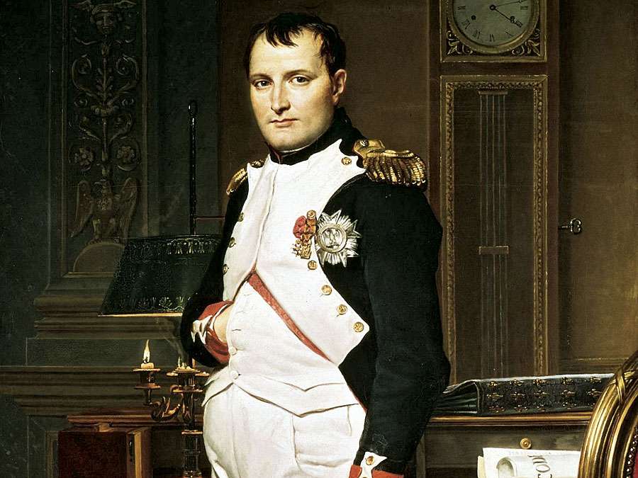 emperor napoleon in his study canvas tuileries 1812