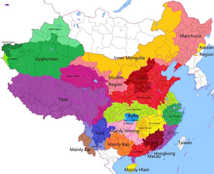Все люди в Китае говорят на одном языке