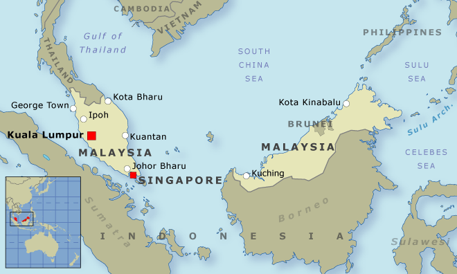 Сингапур был частью Малайзии
