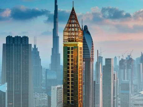 Одни из самых высоких отелей находятся в Объединенных Арабских Эмиратах