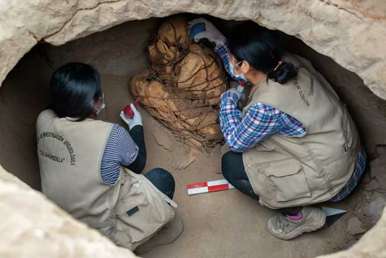 Археологи обнаружили необычную мумию в Перу