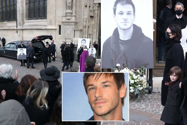Французского актера Гаспар Ульеля похоронили в Париже