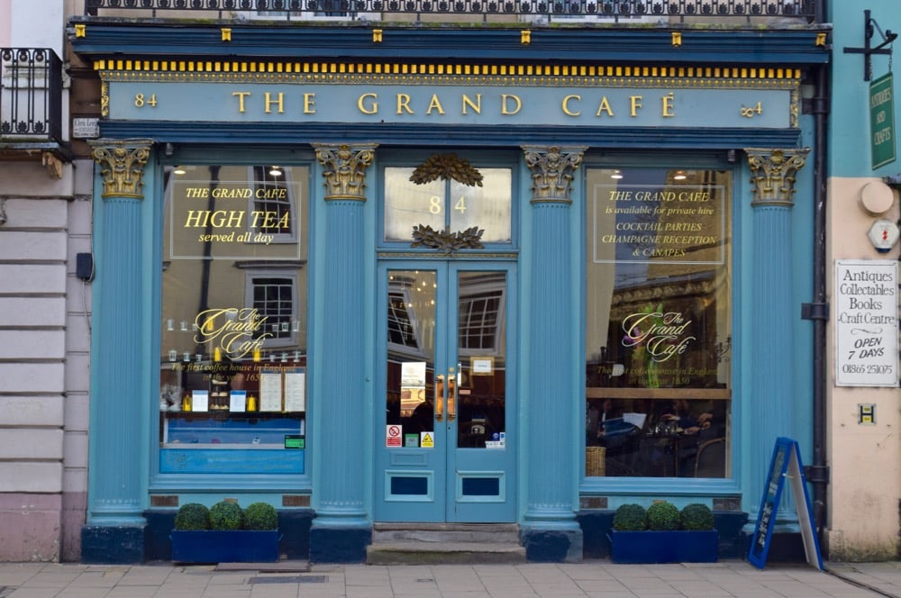 Первое кафе в Британии