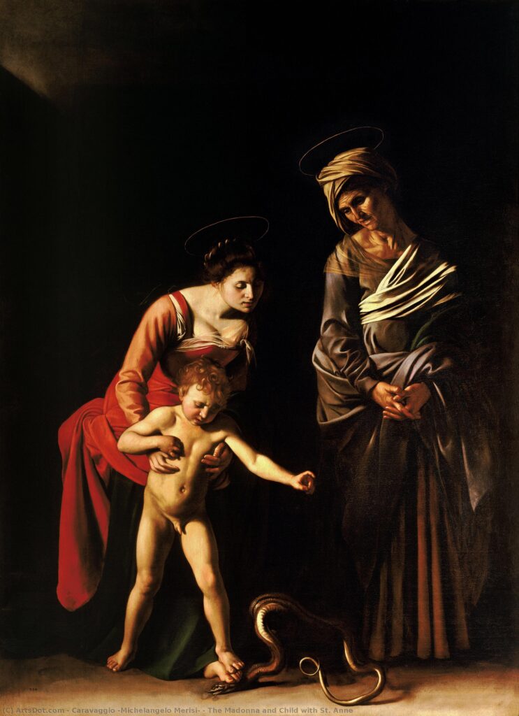 Мадонна с младенцем и святой Анной