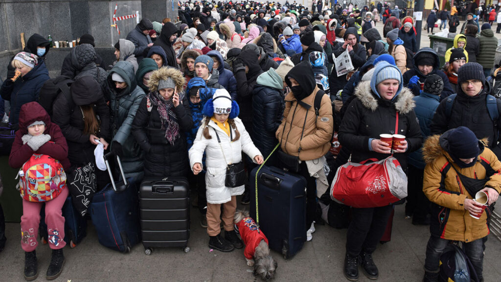 Более 2,6 млн человек покинули Украину