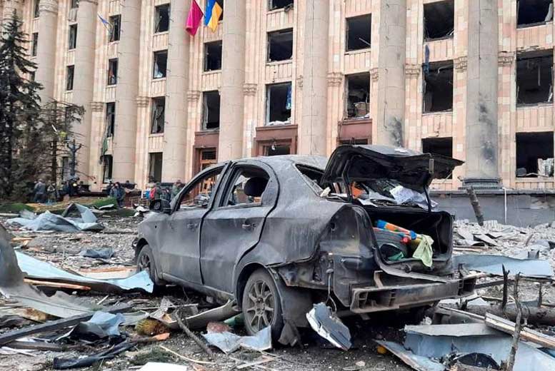 Фото разрушений по всей Украине