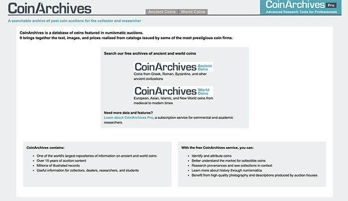 Coin Archives