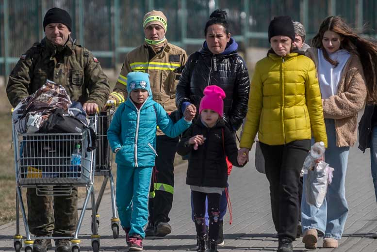 Кризис украинских беженцев в фотографиях
