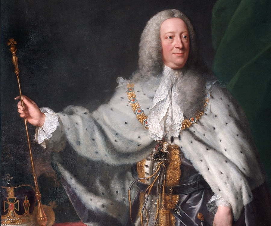 Георг II был страстным поклонником больших белых париков