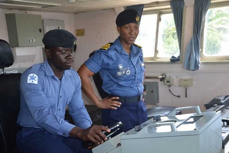 Первая в Гане женщина-командир в ВМС