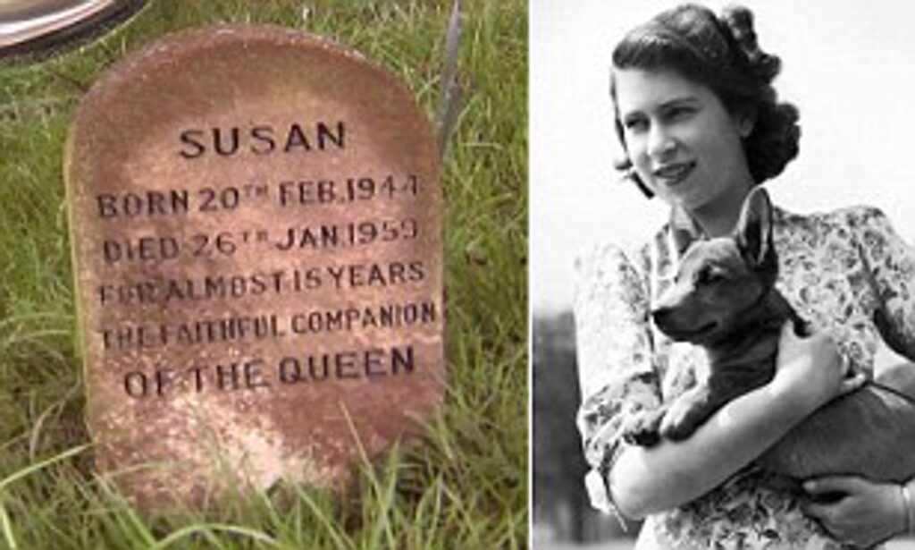 Корги Ее Величества, начиная с Сьюзен, похоронены на Сандрингемском кладбище домашних животных