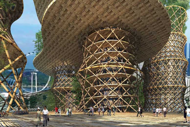 Почему бамбук — это будущее азиатского строительства?
