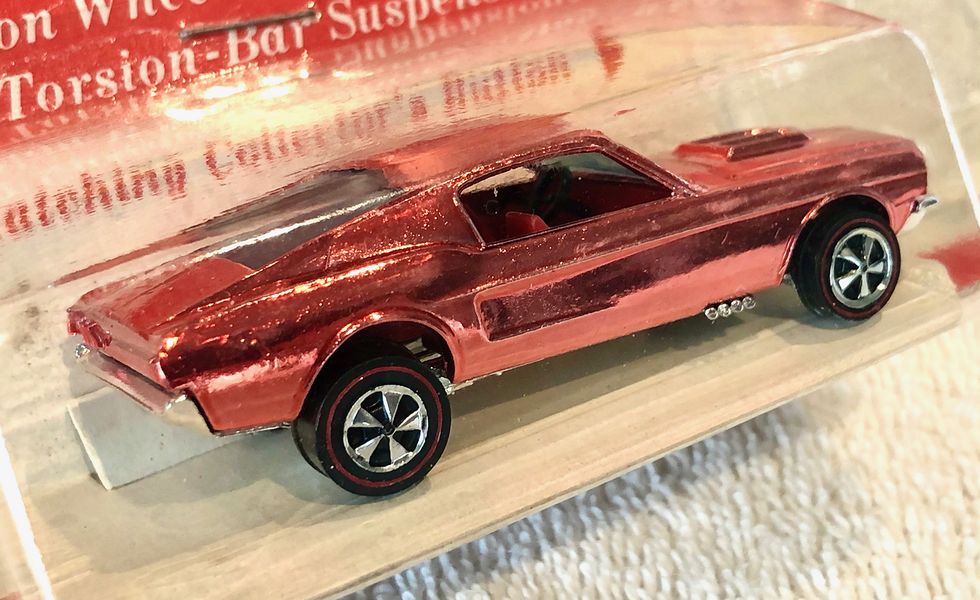 Клубничный Mustang с хромированным покрытием 1968 года – $40000