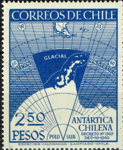 Ноябрь 1940 года - Чили претендует на Антарктиду