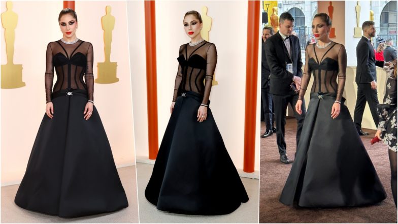 Леди Гага в Versace и украшениях Tiffany & Co