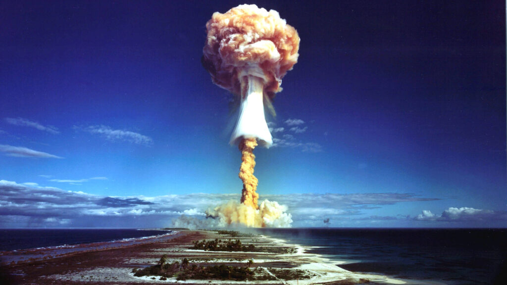 Острова, чтобы проводить испытания ядерного оружия