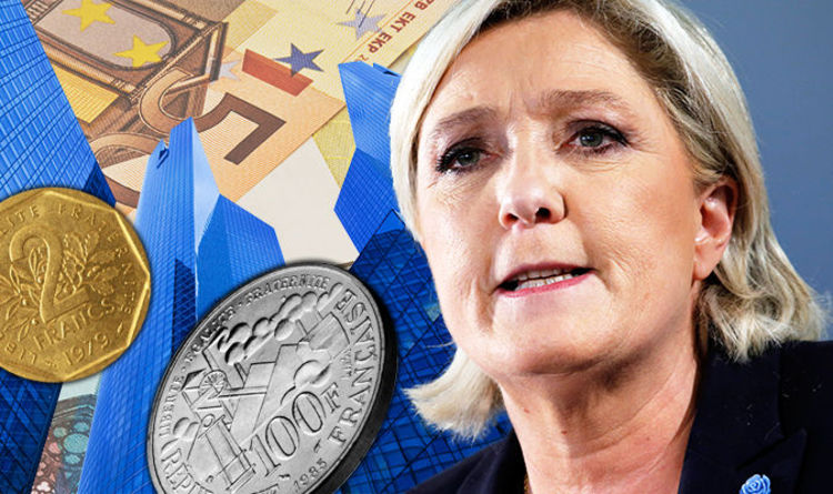 Марин Ле Пен поддерживает возврат к французскому франку