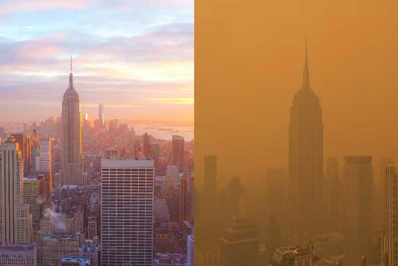 Как Нью-Йорк стал городом США с наихудшим качеством воздуха?