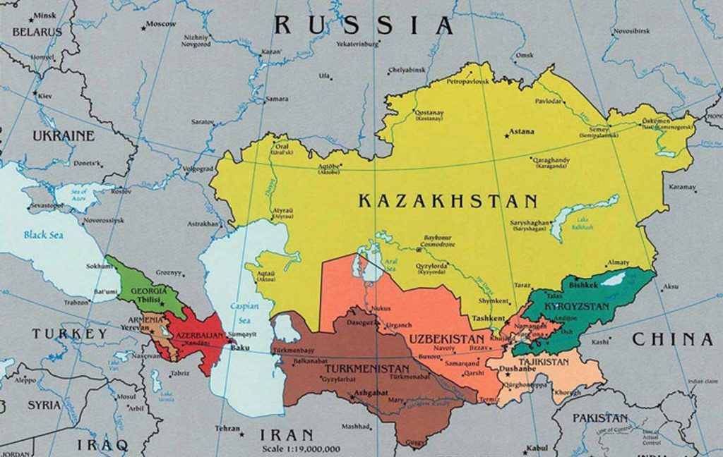Казахстан - 2724900 км²