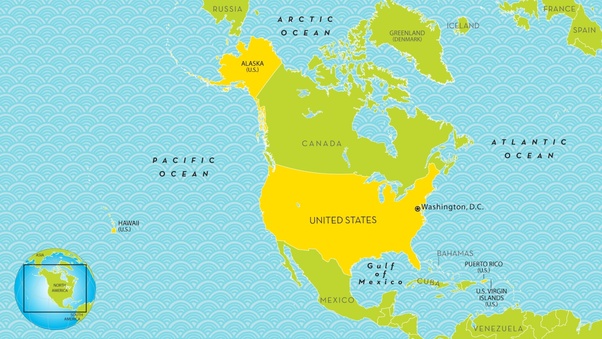 США омываются тремя океанами, а не двумя