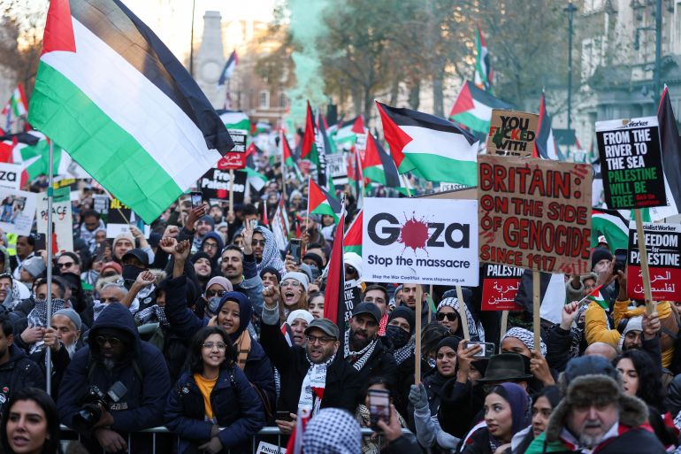 Египтяне митингуют в знак солидарности с палестинцами