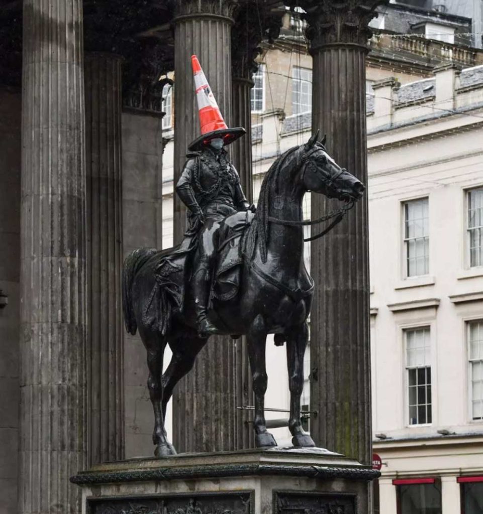 Статуя Веллингтона, Глазго, Шотландия