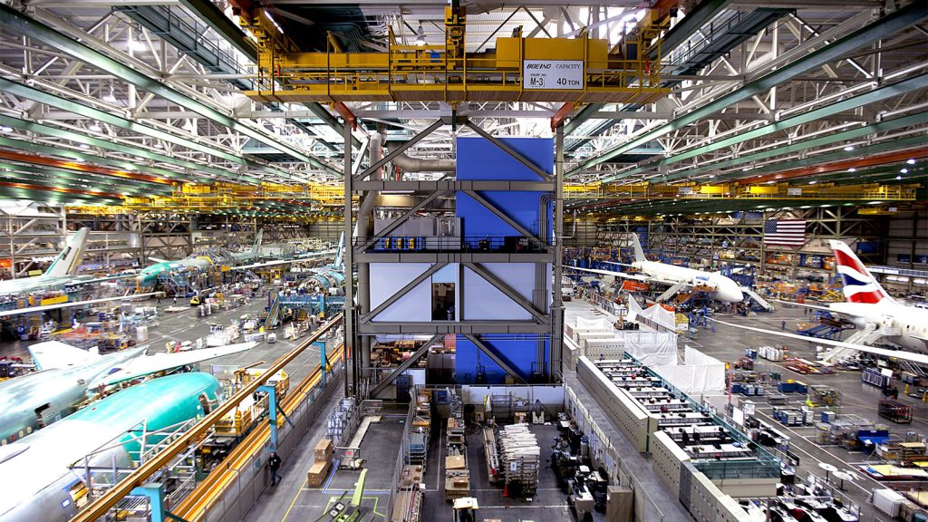 Завод Boeing - Эверетт, США