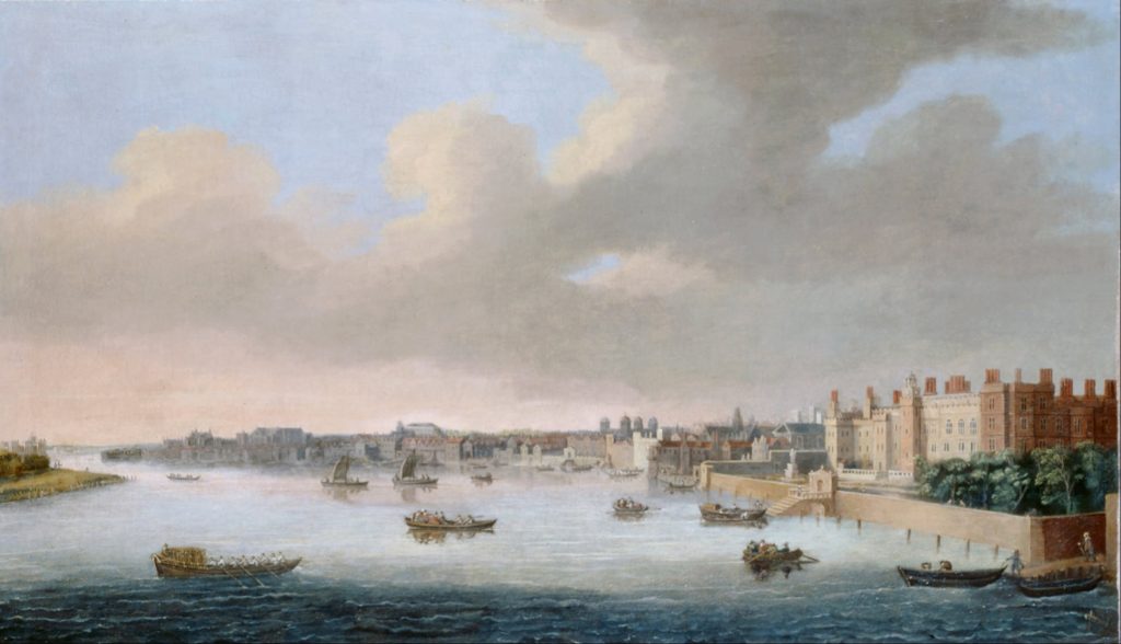 Корнелис Бол, "Темза из Сомерсет-хауса", 1650, Картинная галерея Дулвича