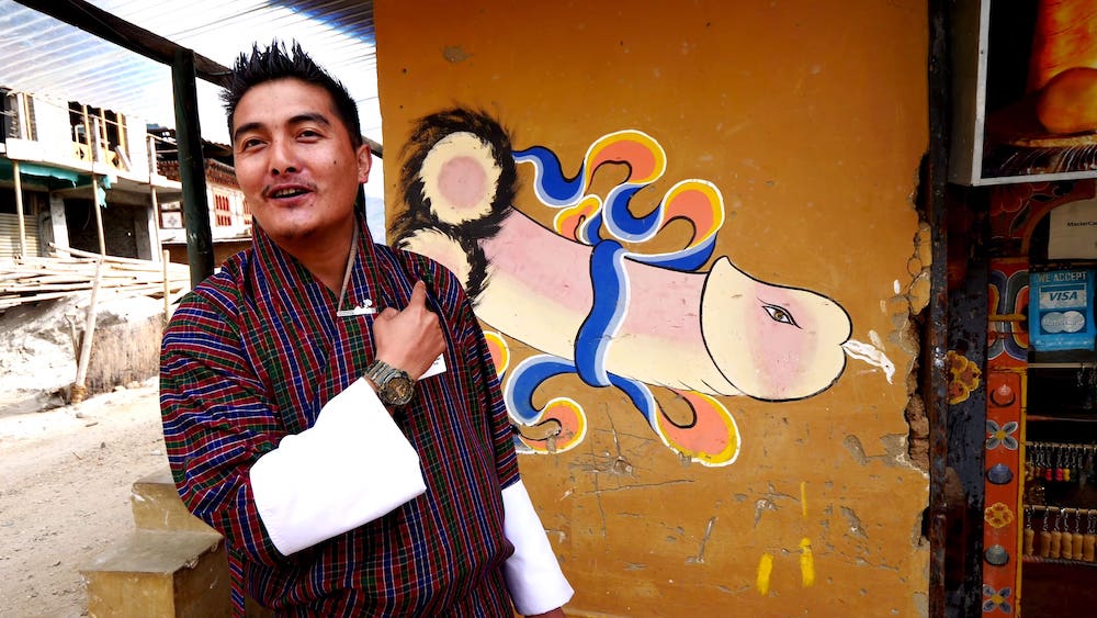 Фаллические фрески Бутана - Тхимпху, Бутан