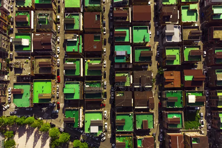 Почему крыши в Южной Корее красят в зеленый цвет?