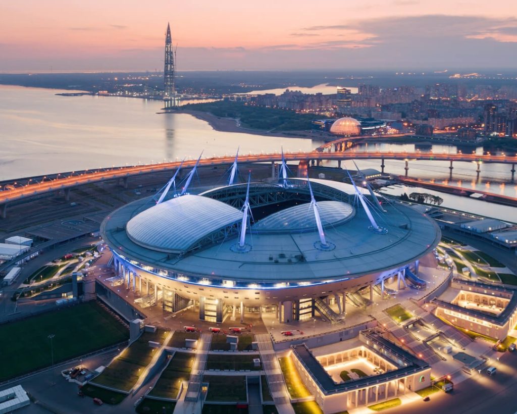 Города, с лучшими командами Чемпионата России по футболу