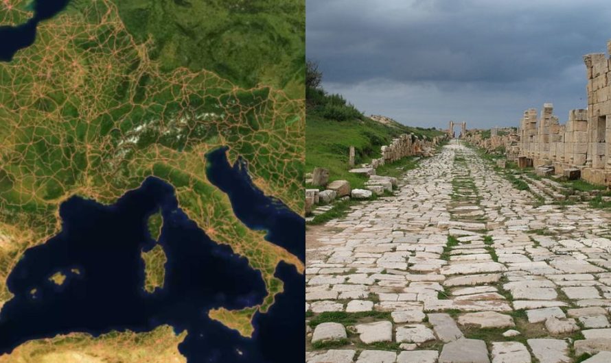 Правда о дорогах Римской империи — карта