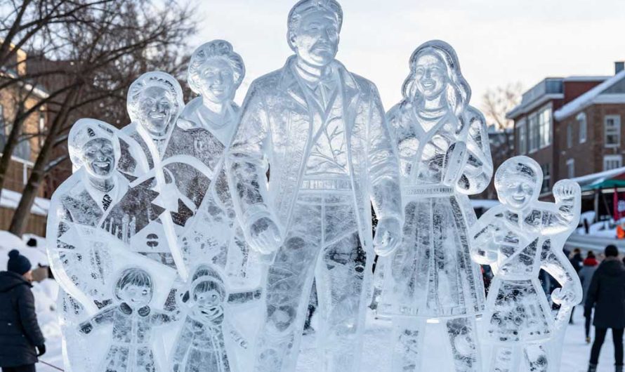 ТОП-15 лучших ледовых скульптур 2025 года