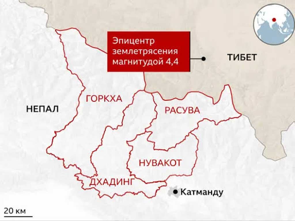 Наводнение в Непале на карте: где произошла катастрофа и почему под угрозой новые районы